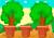 Дидактическая игра на фетре с рисунком "Фруктовый сад" - Лист 2 (фон) (А4(22см*30 см), 2.0 мм)